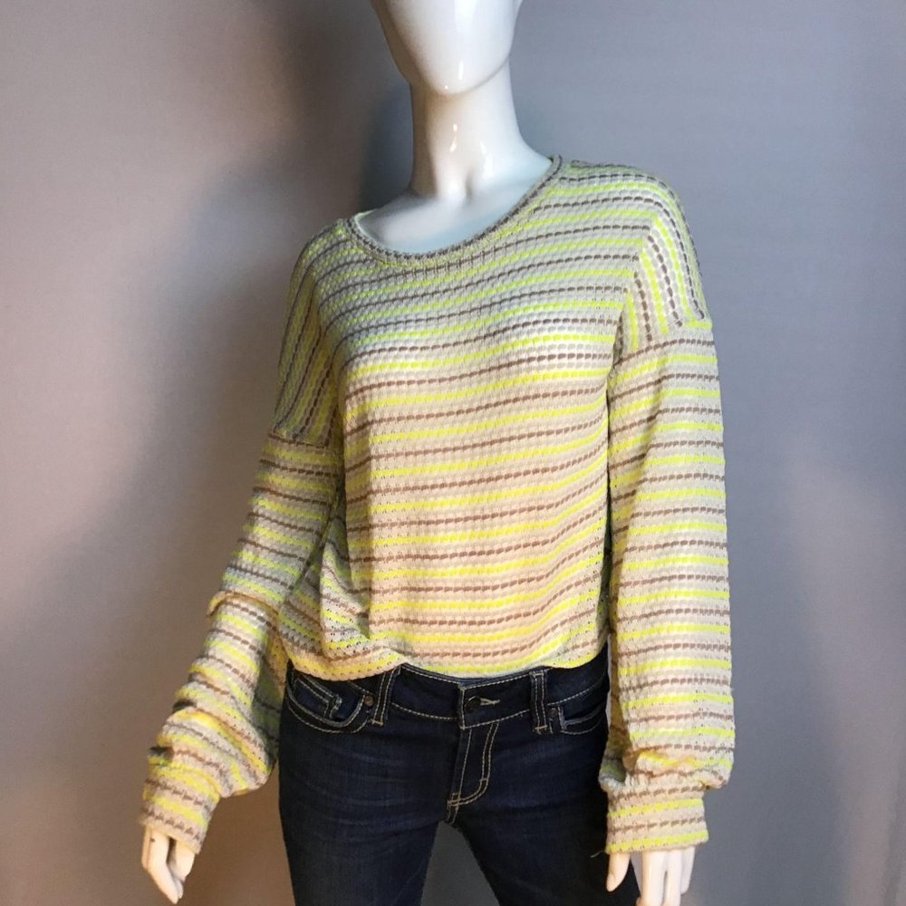 NWOT Striped Slouchy Sweater